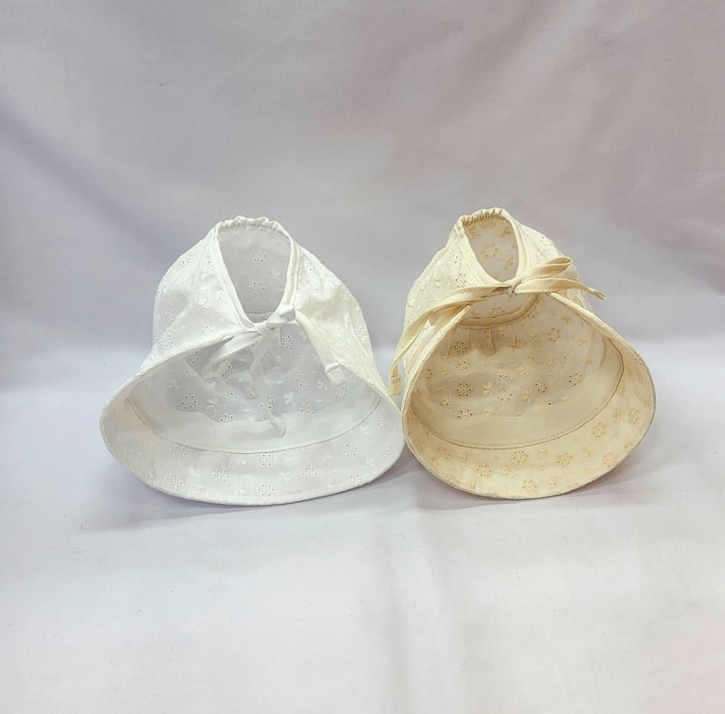 Shinseage Kids - Korean Baby Fashion - #babyfever - Baby Visor Cotton Lace Bonnet - 2