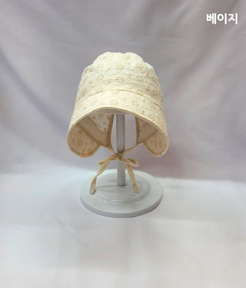 Shinseage Kids - Korean Baby Fashion - #babygirlfashion - Baby Visor Cotton Lace Bonnet - 3