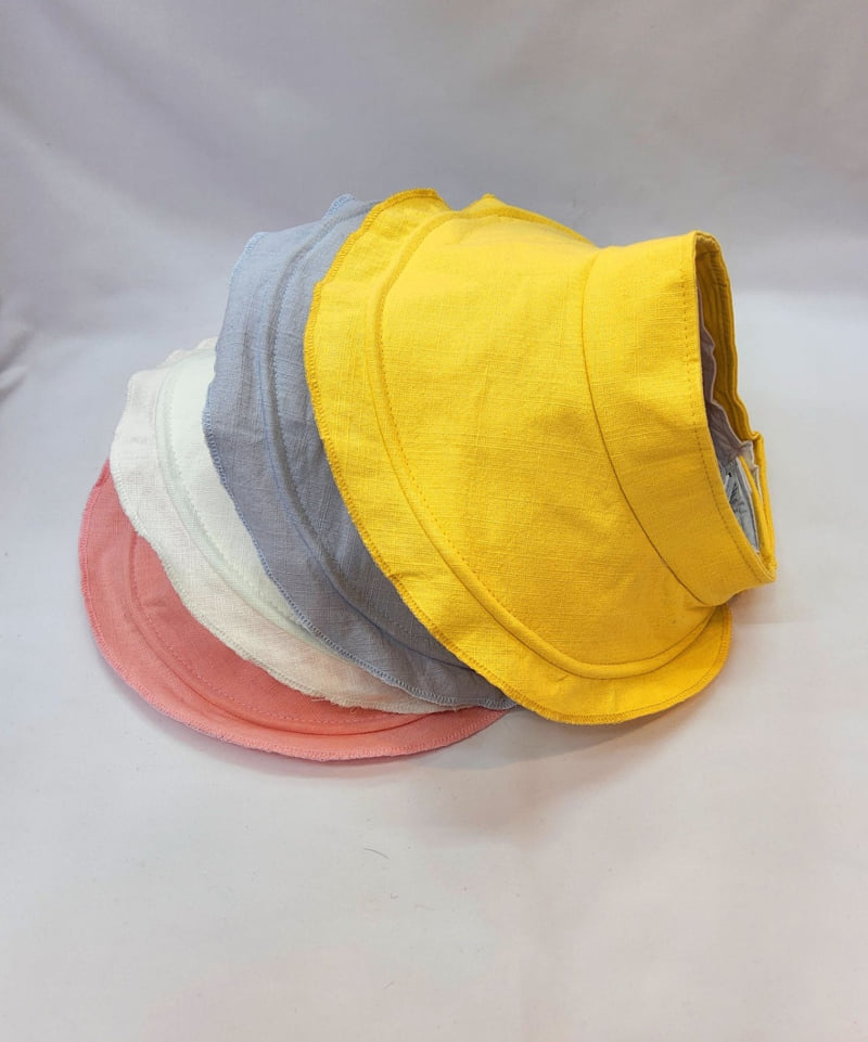 Shinseage Kids - Korean Children Fashion - #kidsshorts - Kids Linen Sun Cap - 2