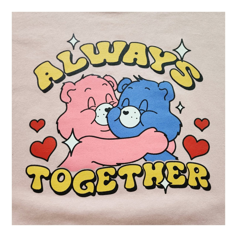 Small Label - Korean Women Fashion - #vintageinspired - Together Bear Tee - 8