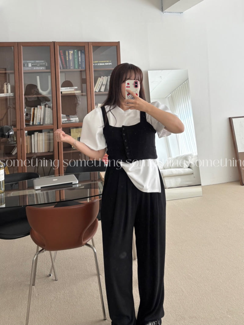 Something - Korean Women Fashion - #momslook - Tiver Top - 9