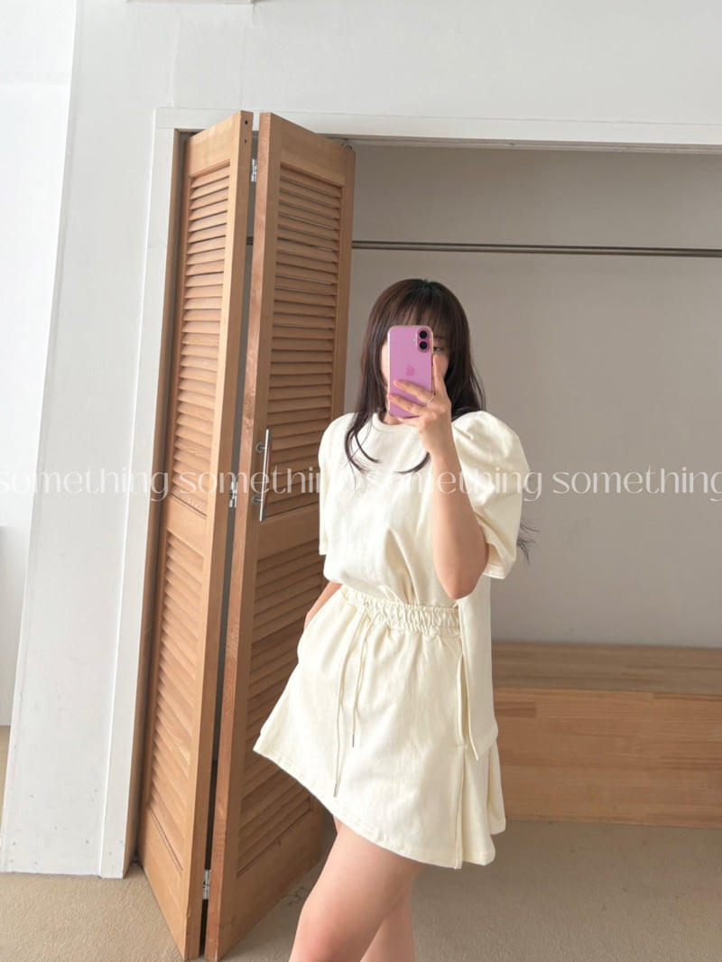 Something - Korean Women Fashion - #momslook - Mayo Tee - 6