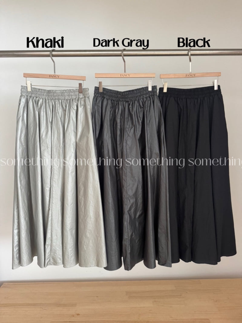 Something - Korean Women Fashion - #momslook - Cork Skirt