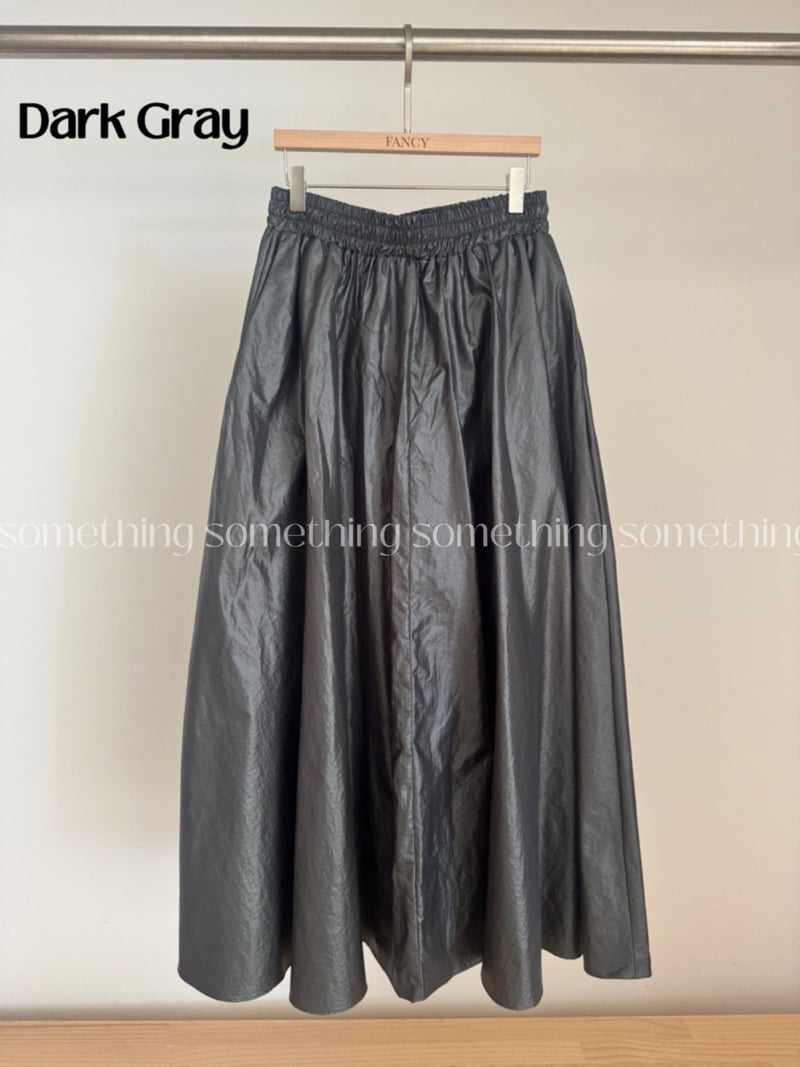 Something - Korean Women Fashion - #momslook - Cork Skirt - 3