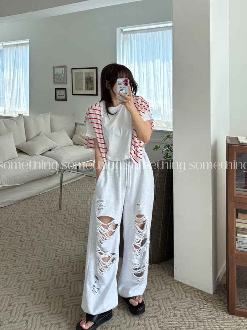 Something - Korean Women Fashion - #momslook - Winning Tee - 7