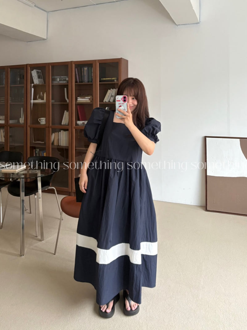 Something - Korean Women Fashion - #momslook - Rouge Long One-piece - 6