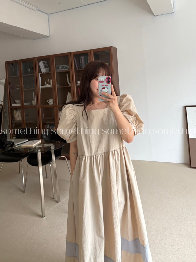 Something - Korean Women Fashion - #momslook - Rouge Long One-piece - 8