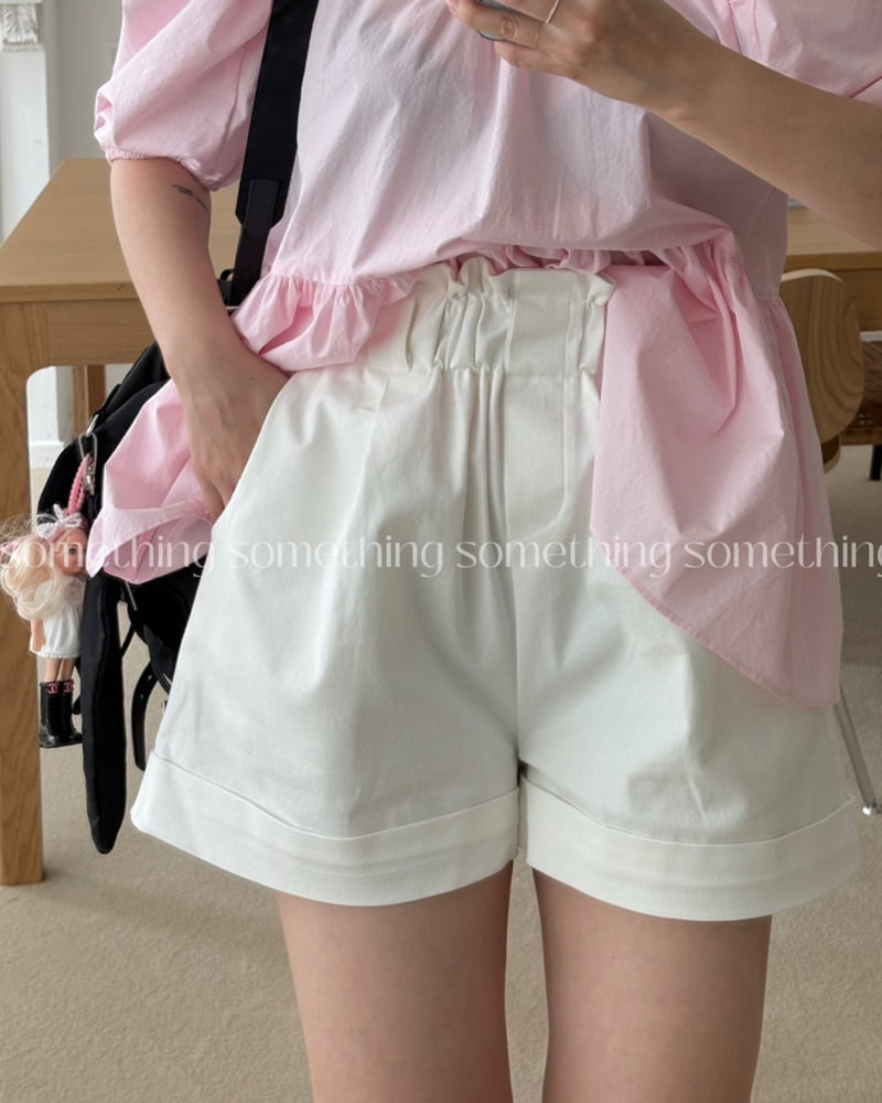 Something - Korean Women Fashion - #momslook - Tommy Half Pants - 5