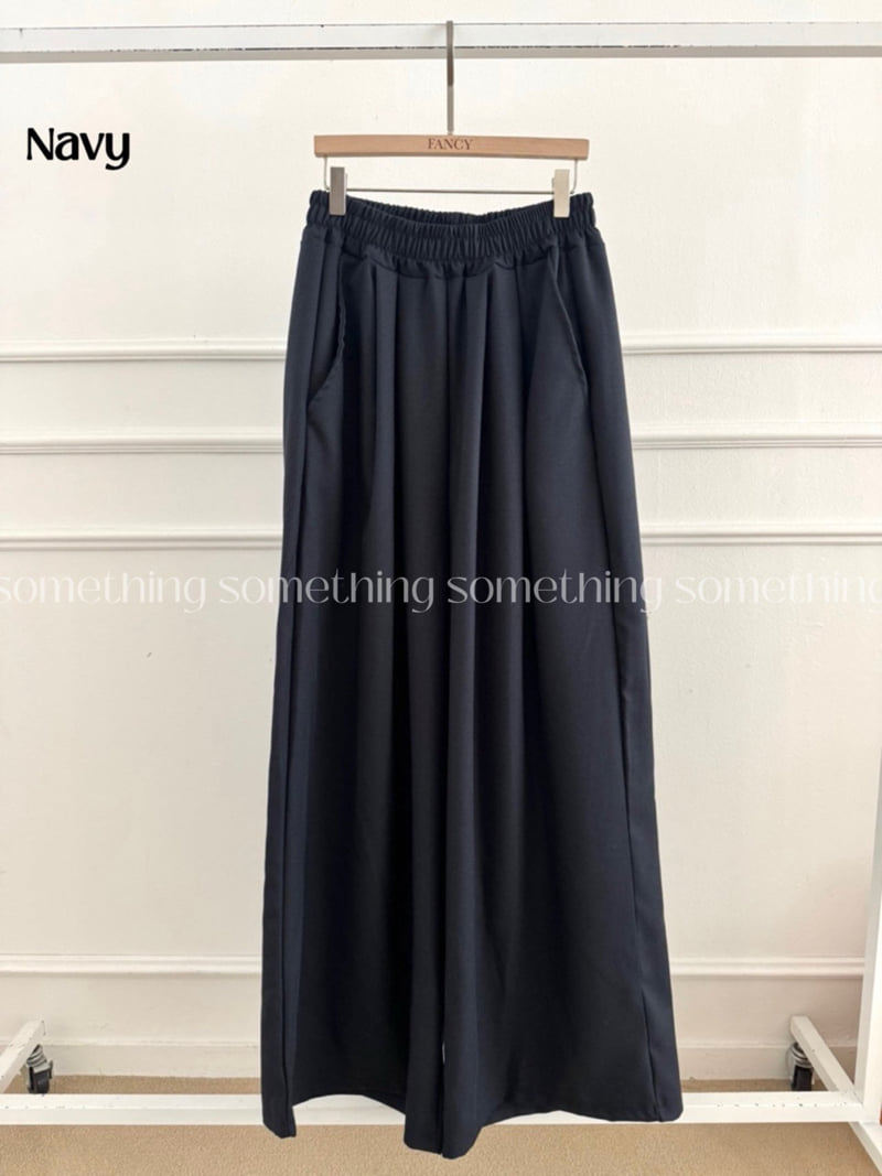 Something - Korean Women Fashion - #momslook - Linen Wide Pants - 3