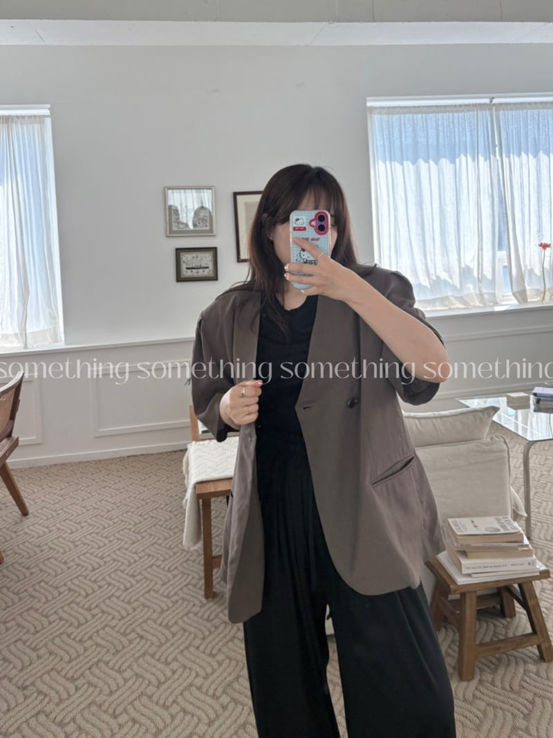 Something - Korean Women Fashion - #momslook - Ash Jacket - 11