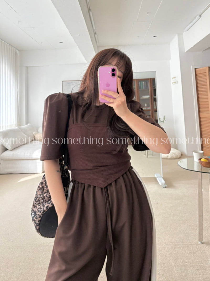 Something - Korean Women Fashion - #restrostyle - Deli Tee - 6