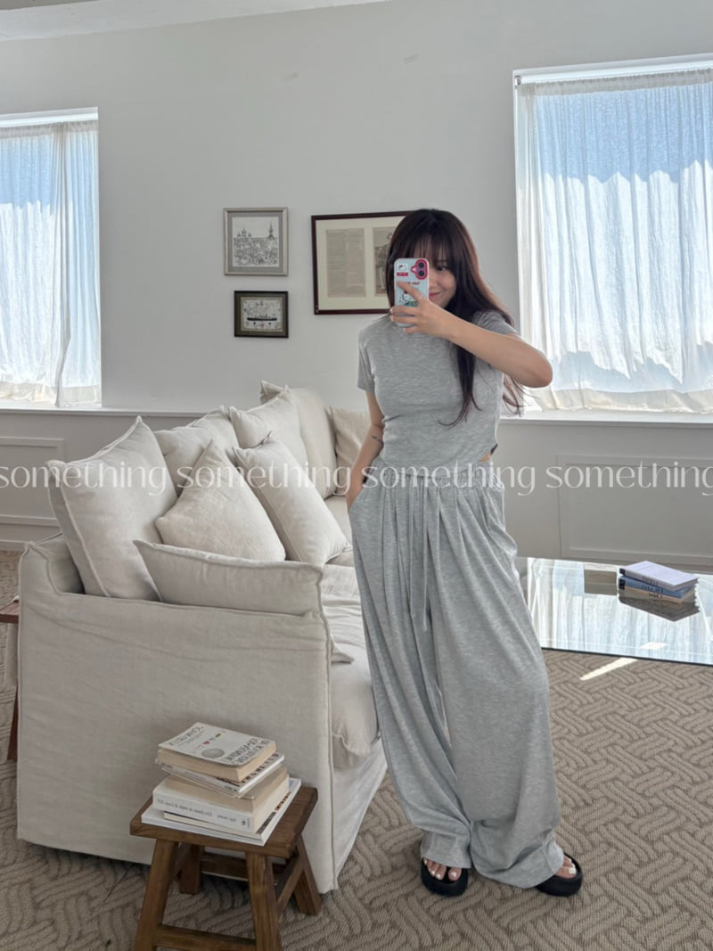 Something - Korean Women Fashion - #restrostyle - Aren Tee - 5