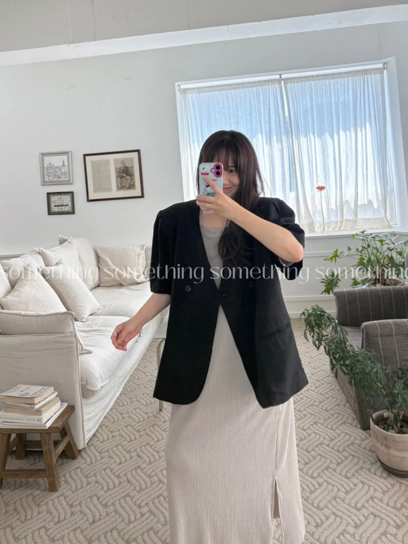 Something - Korean Women Fashion - #thatsdarling - Ash Jacket - 5