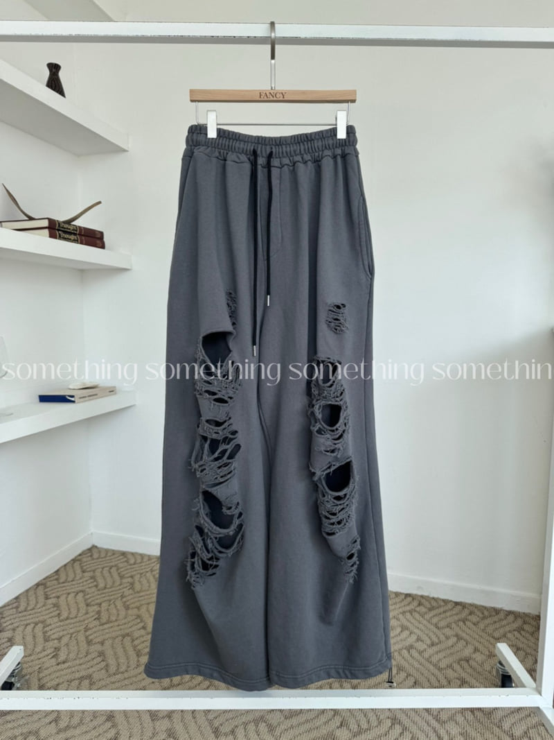 Something - Korean Women Fashion - #thatsdarling - Vintage Washed Jogger Pants - 4