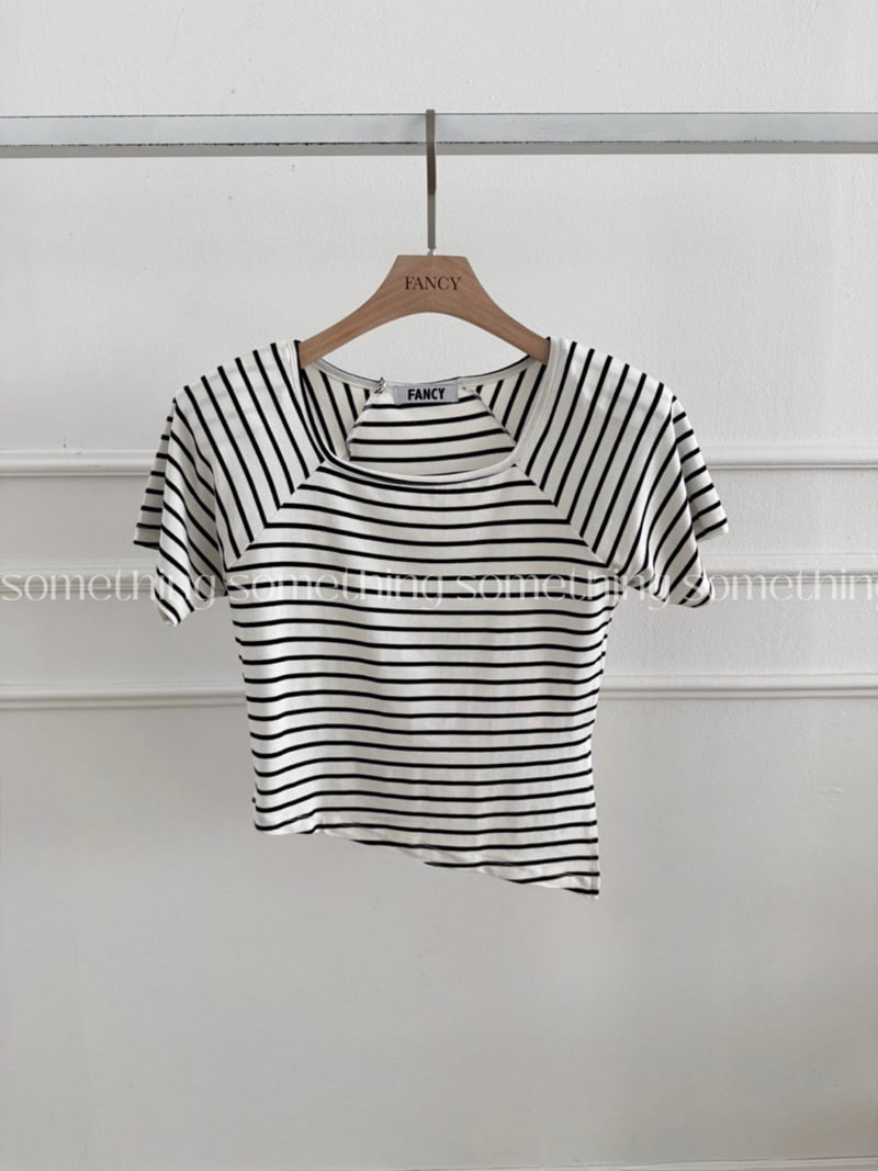 Something - Korean Women Fashion - #womensfashion - Striped Mino Tee - 2