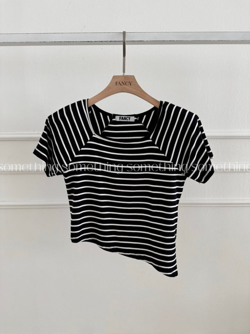 Something - Korean Women Fashion - #womensfashion - Striped Mino Tee - 6
