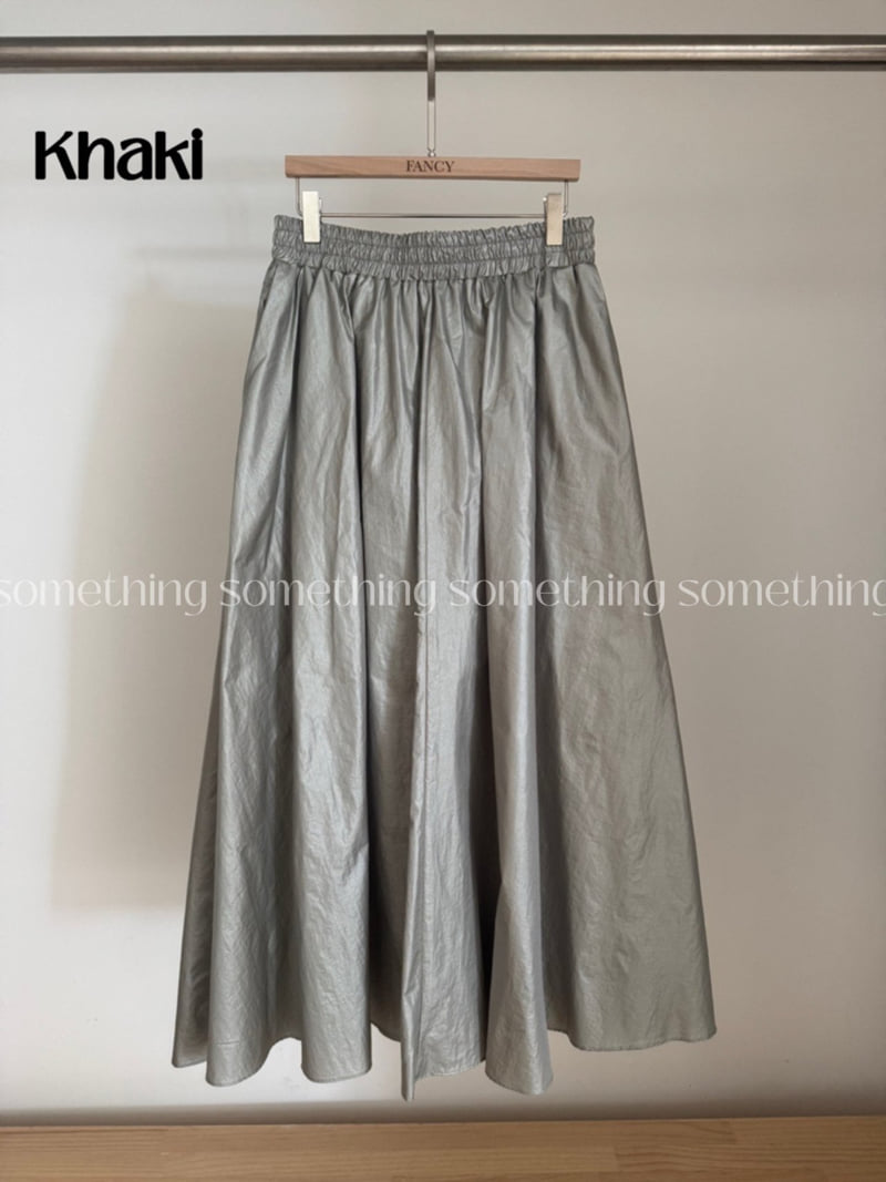 Something - Korean Women Fashion - #momslook - Cork Skirt - 4