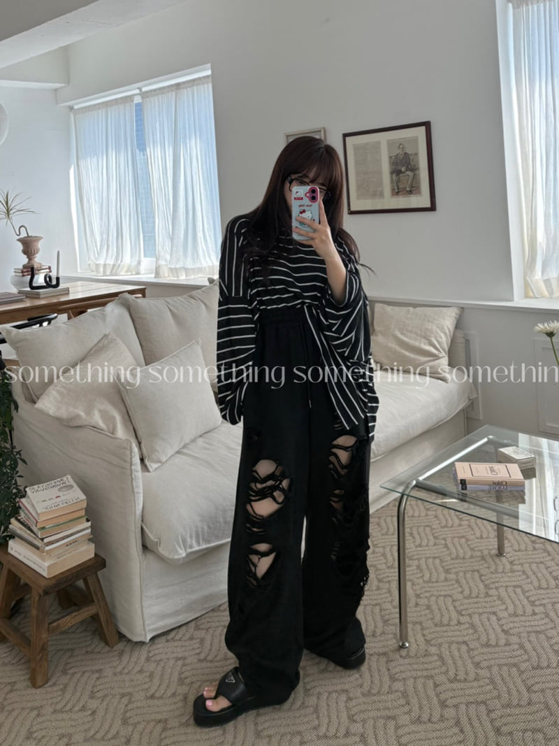 Something - Korean Women Fashion - #womensfashion - Vintage Washed Jogger Pants - 8