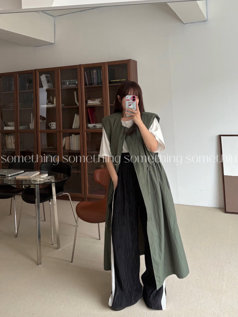 Something - Korean Women Fashion - #womensfashion - Lush Long Vest - 10