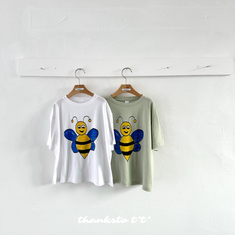Thanksto TT - Korean Children Fashion - #kidzfashiontrend - Honey Tee