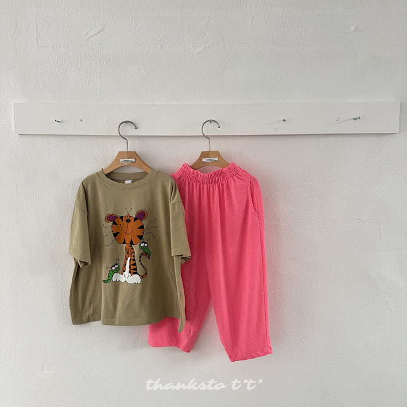 Thanksto TT - Korean Children Fashion - #Kfashion4kids - Crewcrew Pants - 4