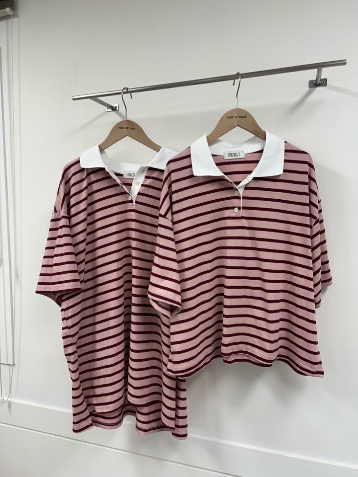 The Fine.b - Korean Women Fashion - #momslook - Joy Collar Tee - 8