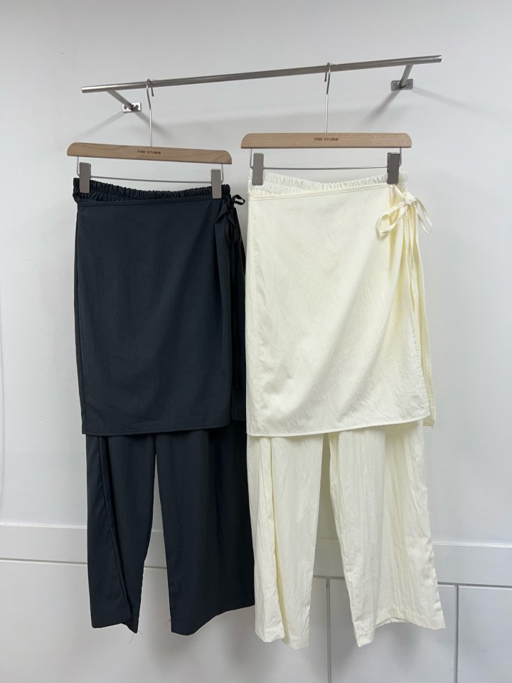 The Fine.b - Korean Women Fashion - #momslook - Wrap Slacks - 11