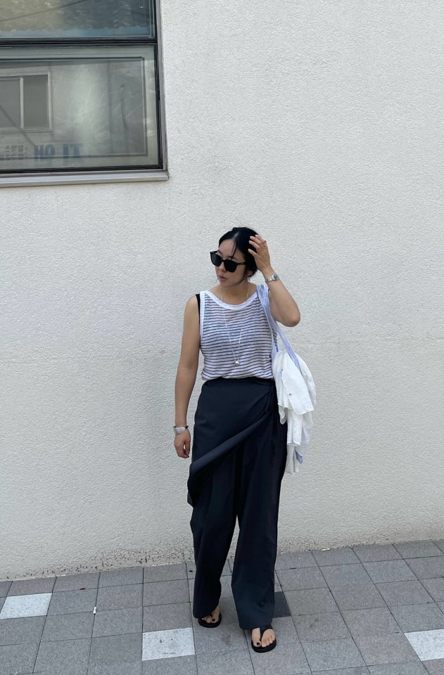 The Fine.b - Korean Women Fashion - #momslook - Wrap Slacks - 3