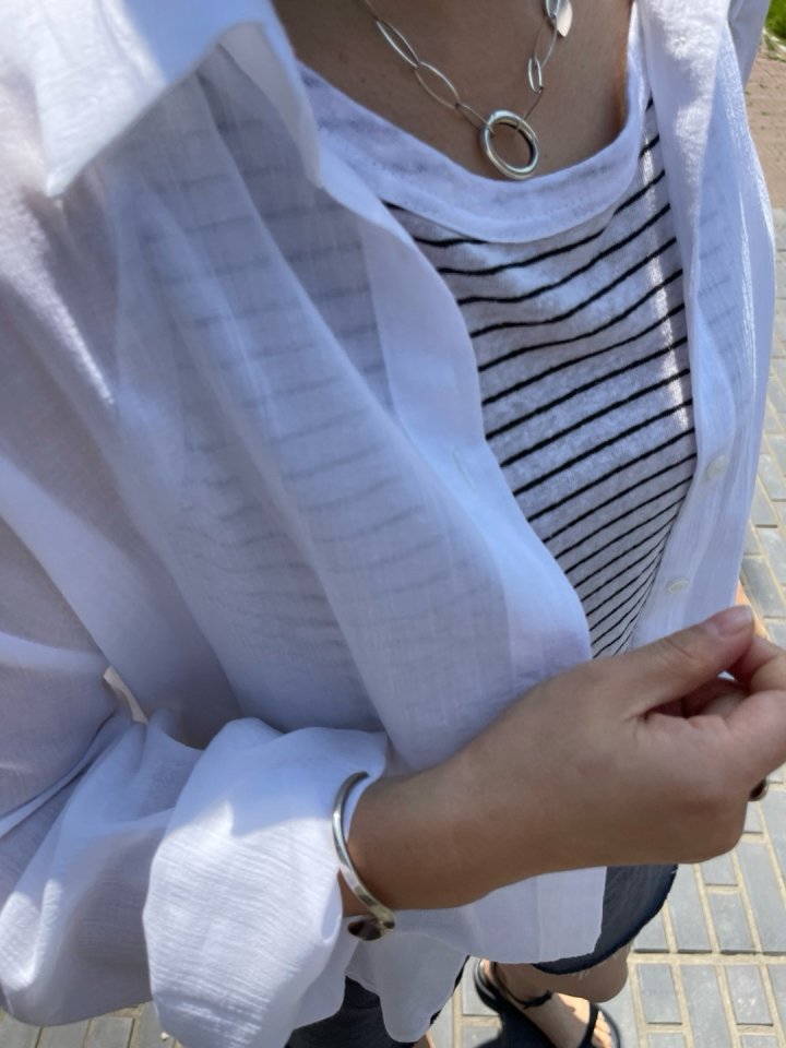The Fine.b - Korean Women Fashion - #momslook - Gauze Shirt - 8