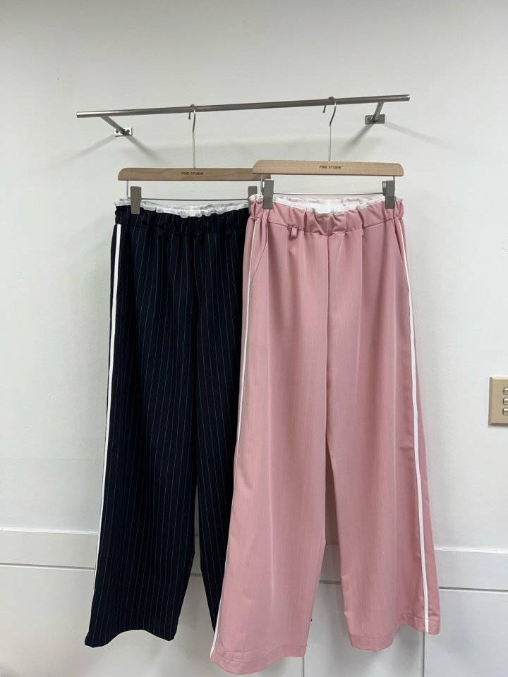 The Fine.b - Korean Women Fashion - #momslook - Mecca Stripe Slacks - 8