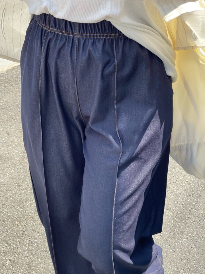 The Fine.b - Korean Women Fashion - #momslook - Tencel Denim Pants - 3