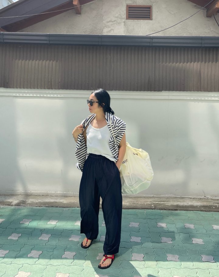 The Fine.b - Korean Women Fashion - #momslook - Tencel Denim Pants - 5