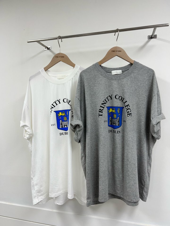 The Fine.b - Korean Women Fashion - #momslook - Castle Half Tee - 8