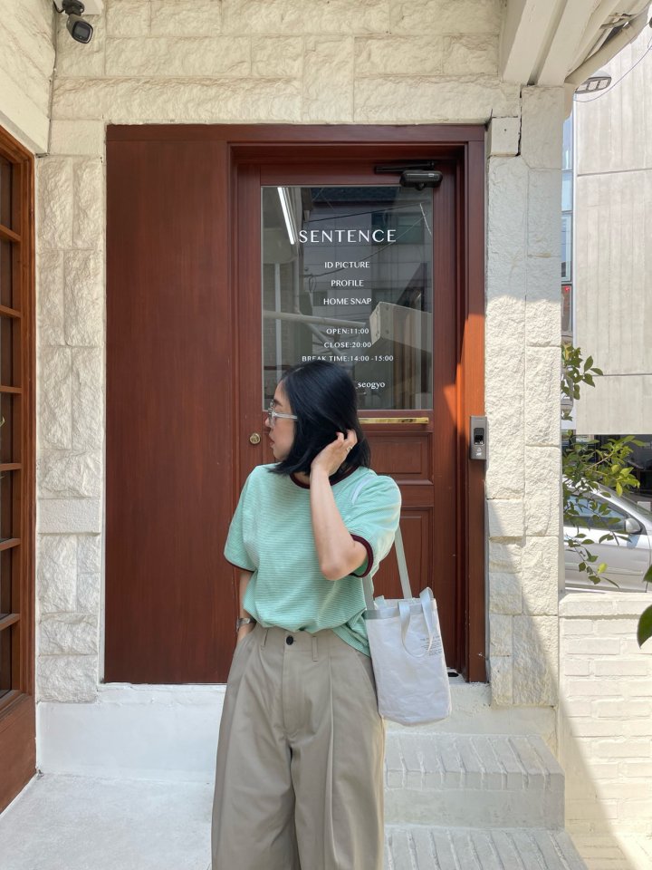 The Fine.b - Korean Women Fashion - #momslook - Pippi Short Sleeve Tee - 2