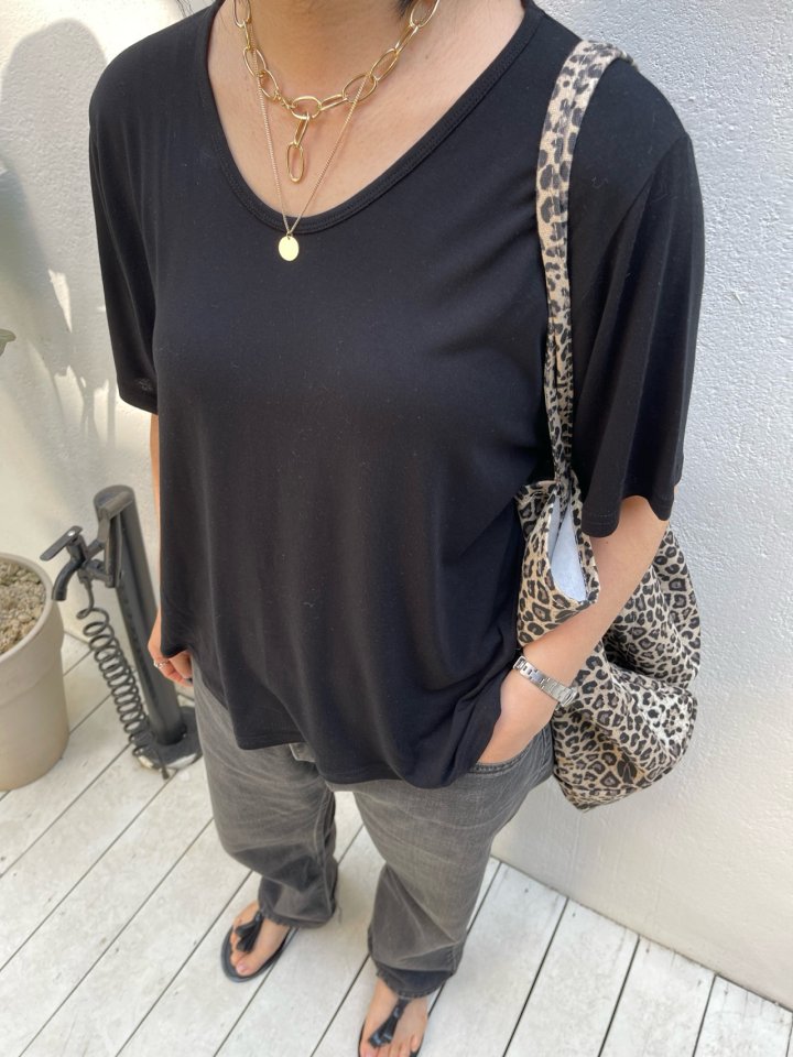 The Fine.b - Korean Women Fashion - #momslook - Cooling Short Sleeve Tee - 6