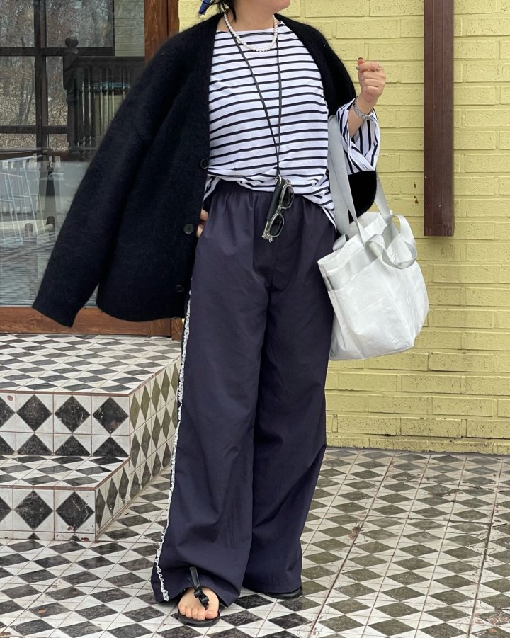The Fine.b - Korean Women Fashion - #momslook - Lace Slacks - 2