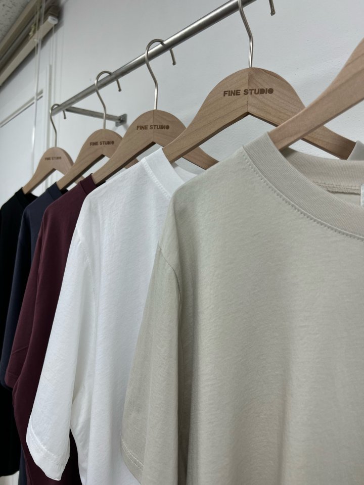 The Fine.b - Korean Women Fashion - #pursuepretty - Balance Half Tee - 5