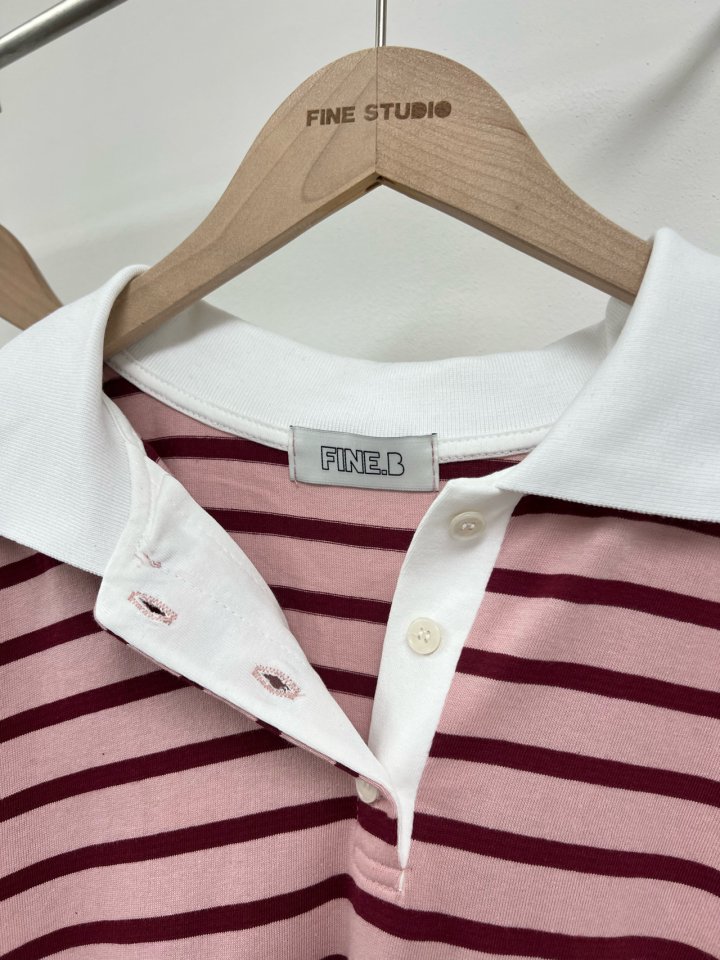 The Fine.b - Korean Women Fashion - #pursuepretty - Joy Collar Tee - 2