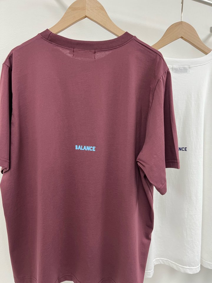 The Fine.b - Korean Women Fashion - #restrostyle - Balance Half Tee - 6