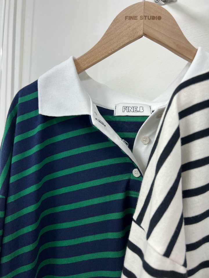 The Fine.b - Korean Women Fashion - #shopsmall - Joy Collar Tee - 5