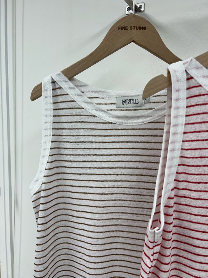The Fine.b - Korean Women Fashion - #womensfashion - Linen Sleeveless - 4
