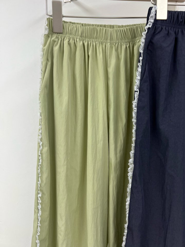 The Fine.b - Korean Women Fashion - #vintageinspired - Lace Slacks - 8
