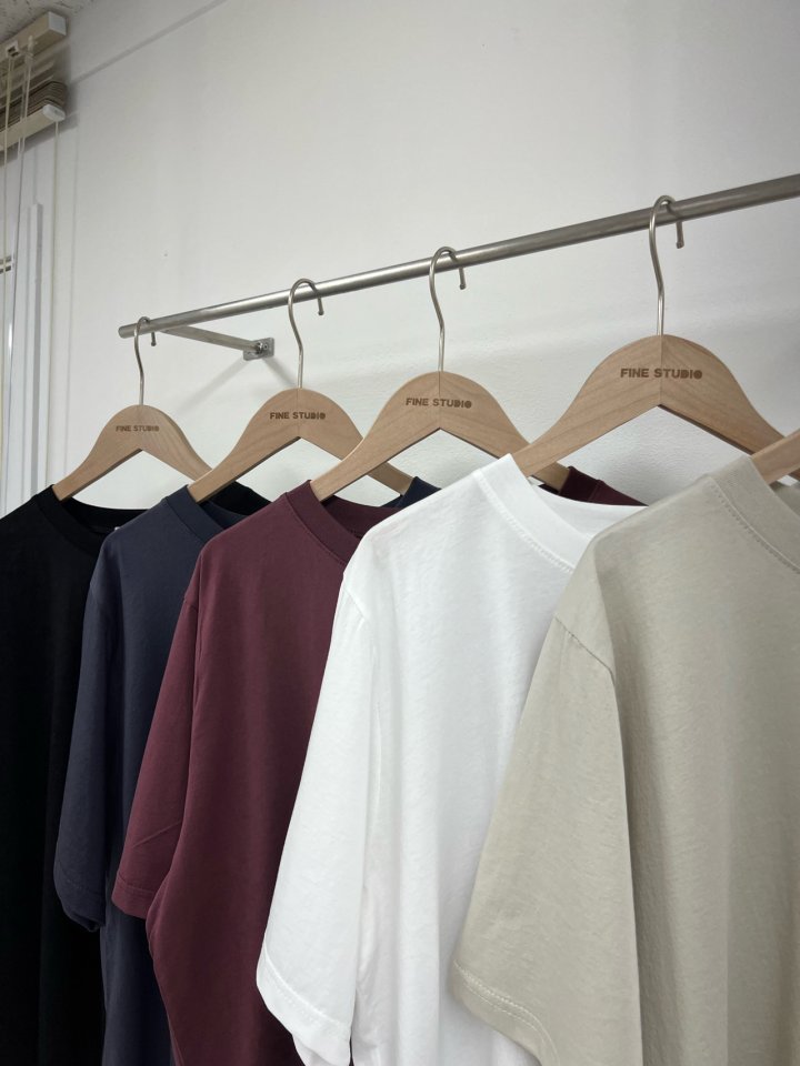 The Fine.b - Korean Women Fashion - #vintageinspired - Balance Half Tee - 4