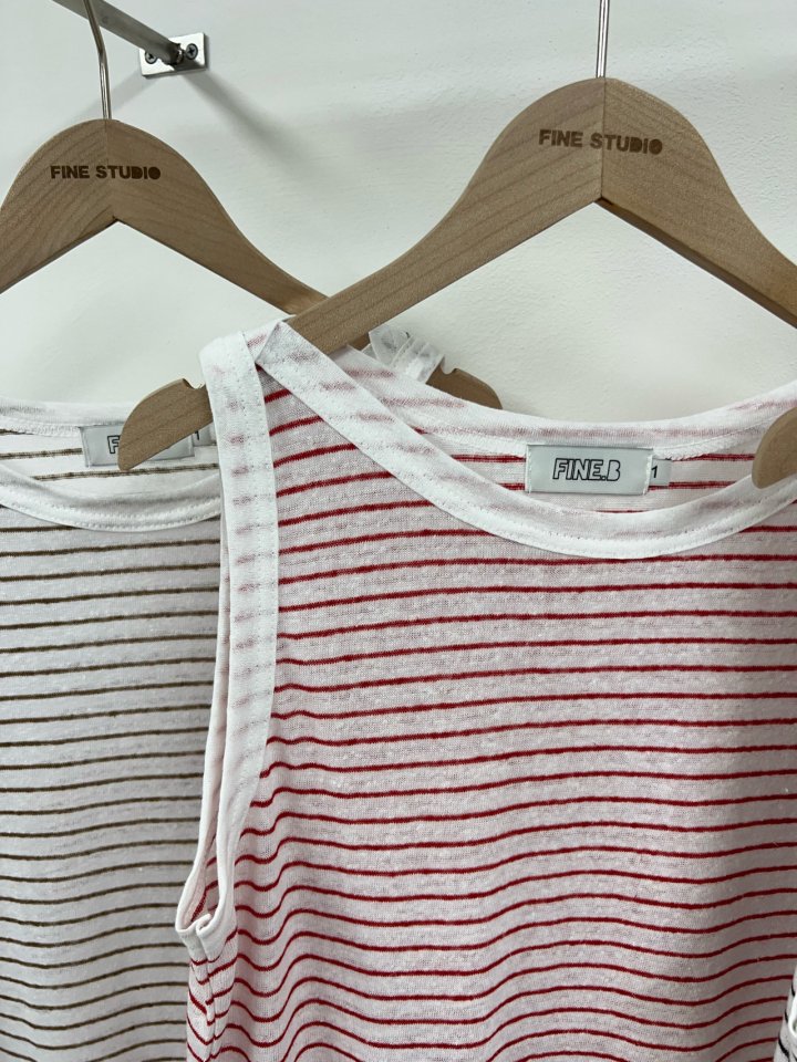 The Fine.b - Korean Women Fashion - #womensfashion - Linen Sleeveless - 3
