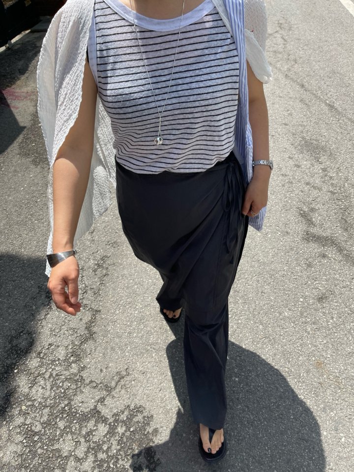 The Fine.b - Korean Women Fashion - #momslook - Wrap Slacks - 4