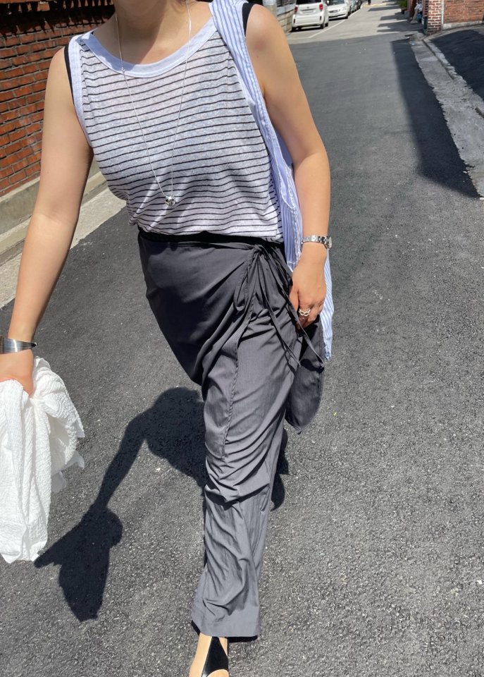 The Fine.b - Korean Women Fashion - #womensfashion - Wrap Slacks - 8