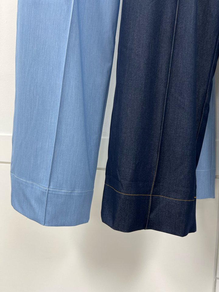 The Fine.b - Korean Women Fashion - #womensfashion - Tencel Denim Pants - 10