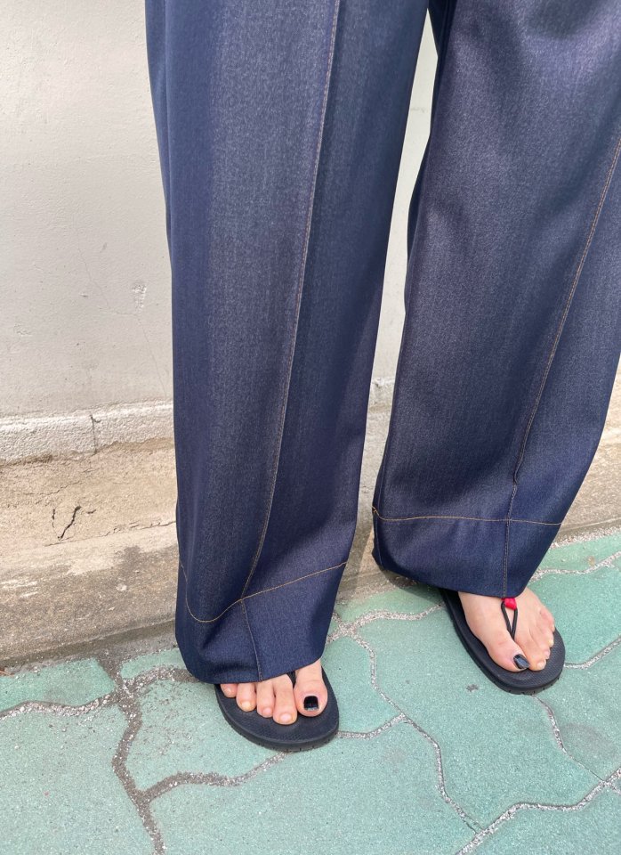 The Fine.b - Korean Women Fashion - #womensfashion - Tencel Denim Pants - 2
