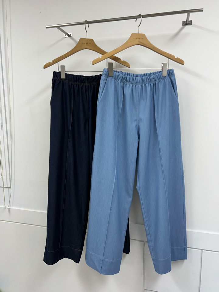The Fine.b - Korean Women Fashion - #womensfashion - Tencel Denim Pants - 8