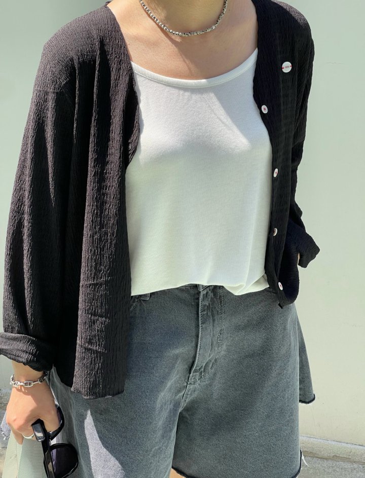The Fine.b - Korean Women Fashion - #womensfashion - Button Cardigan - 2